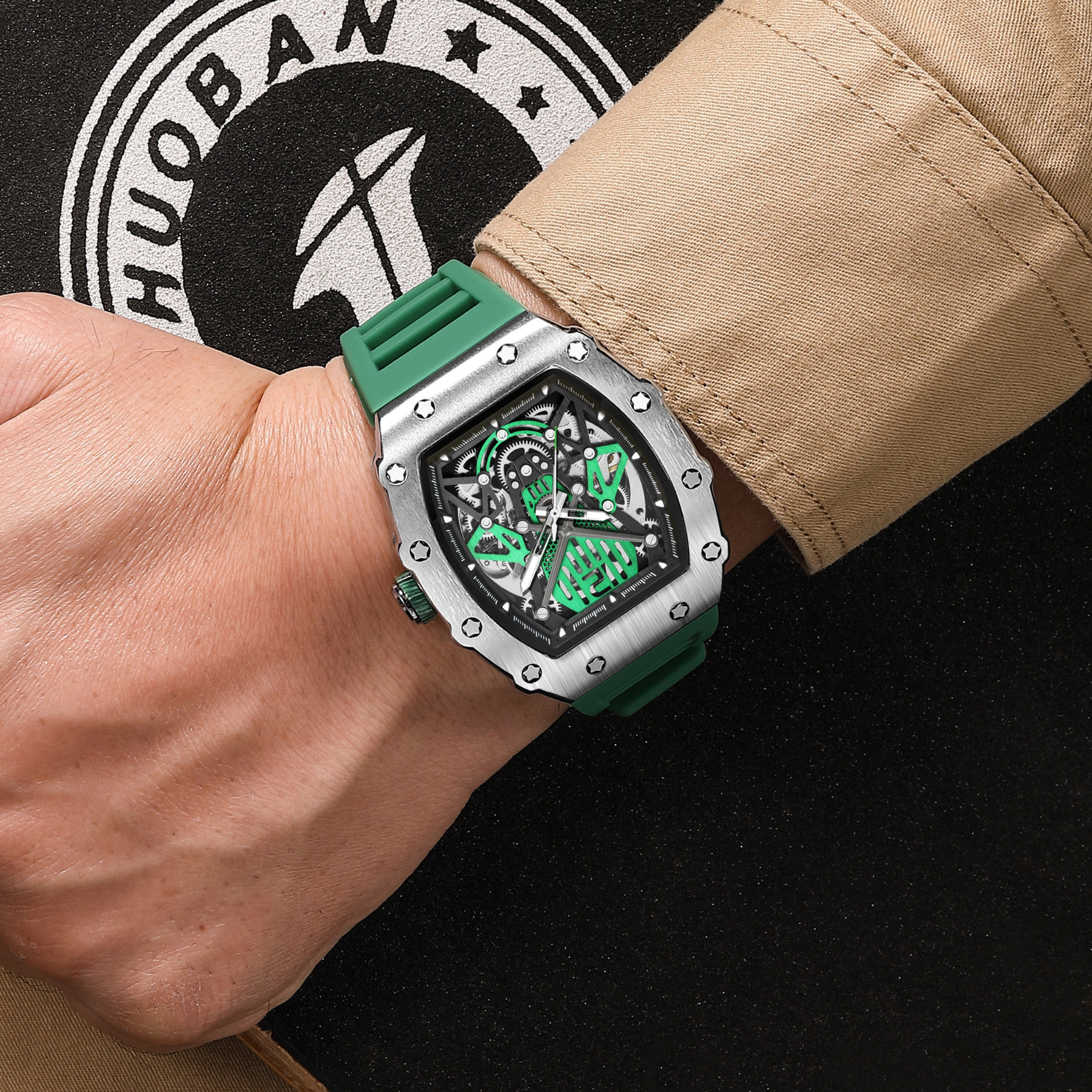 Relógio Chrono Green